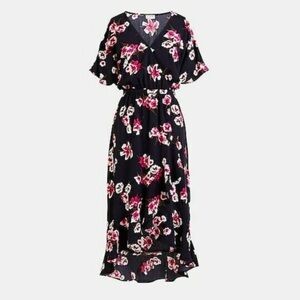 J. Crew Factory V-Neck Floral High Low Dress